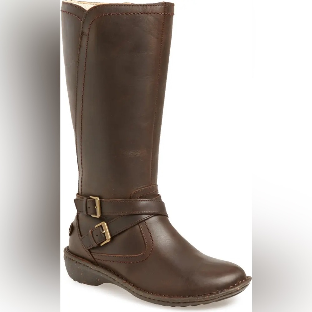 UGG Rosen Tall brown Leather Boots size 9